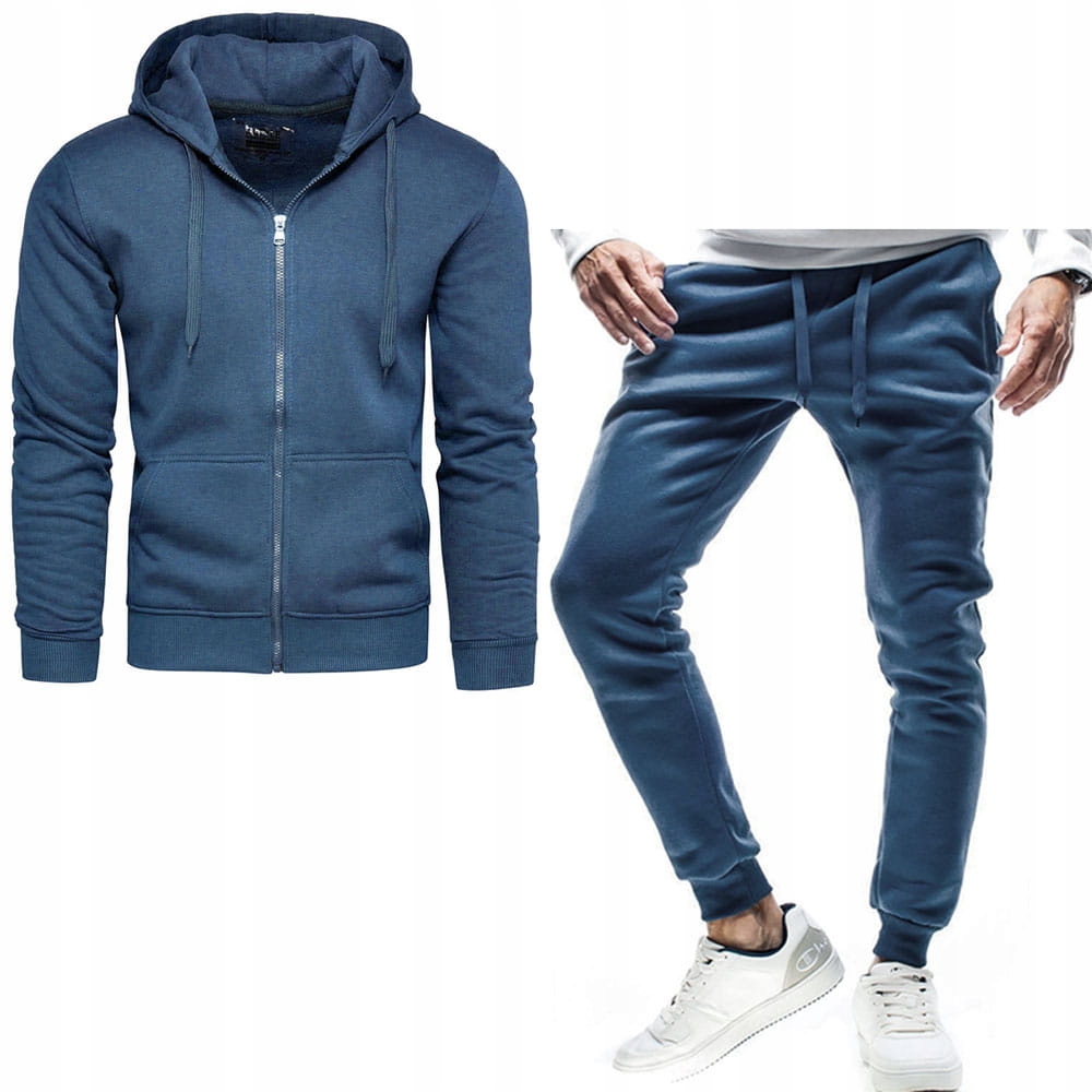 

L - Dres Męski Bluza Na Suwak