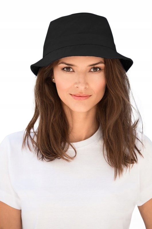 

Modny Czarny Kapelusik Malfini na każdą porę