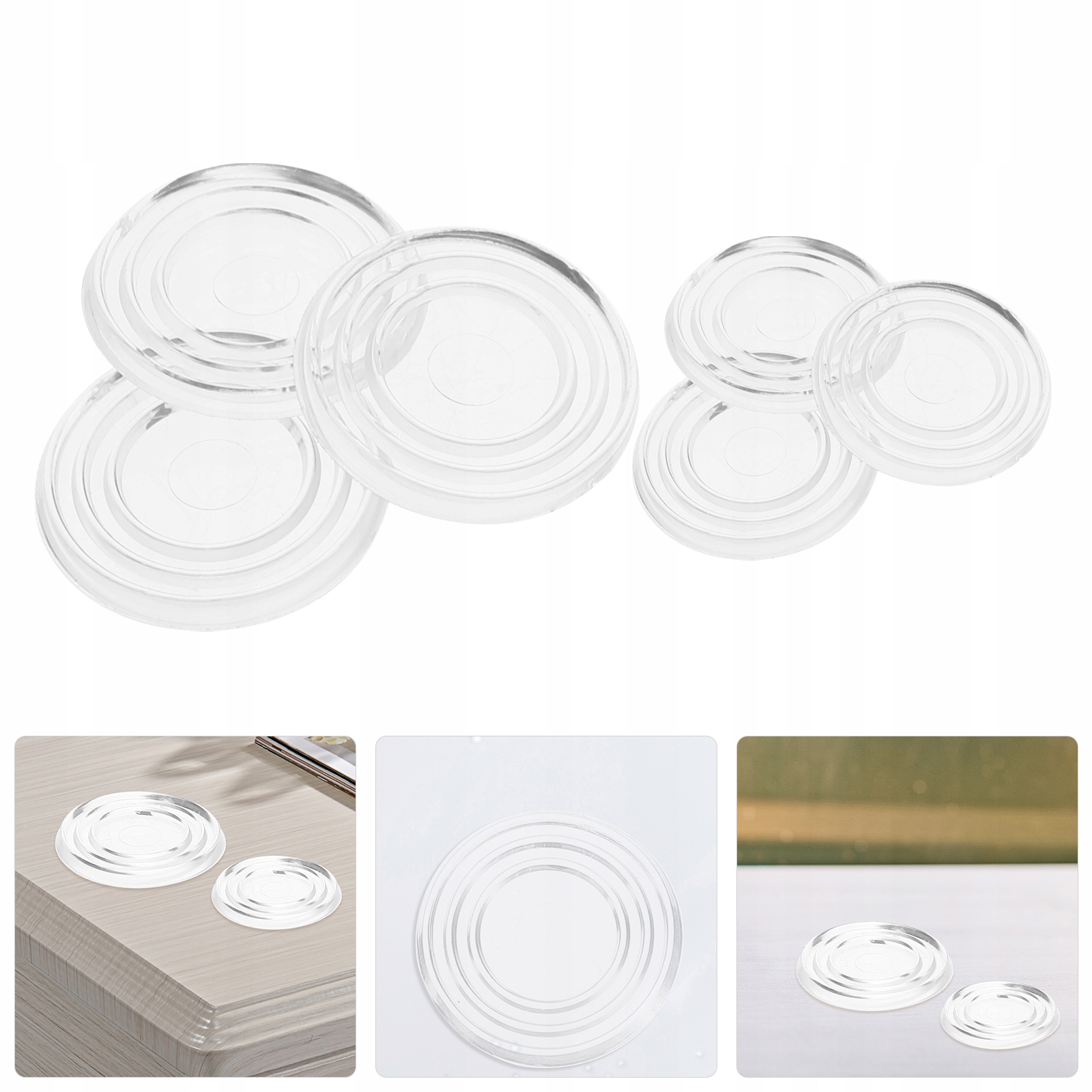 STOLIK SZKLANY ANTYPOŚLIZGOWY 40 SZT Marka bez marki