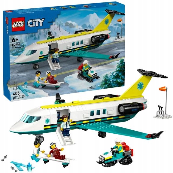 Lego City Letadlo záchranné služby 60465