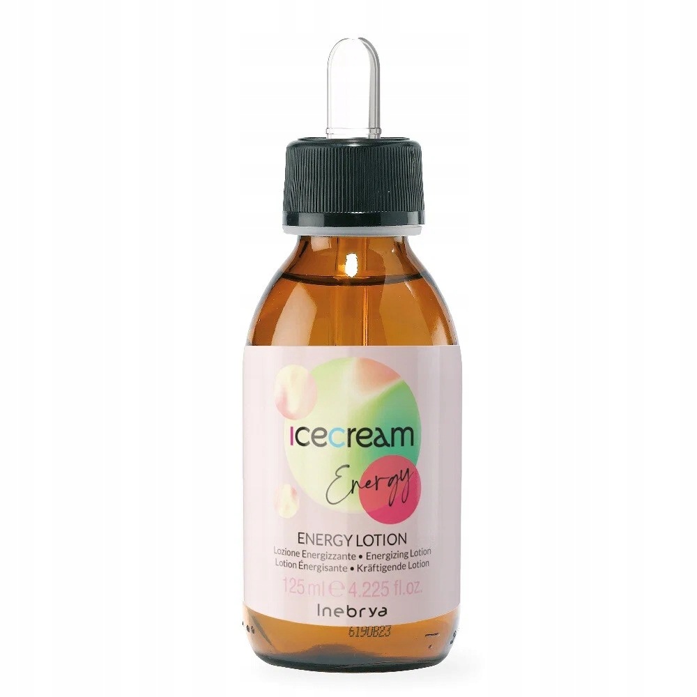 Inebrya, Ice Cream Energy, posilující vlasová kúra v ampulích, 125 ml