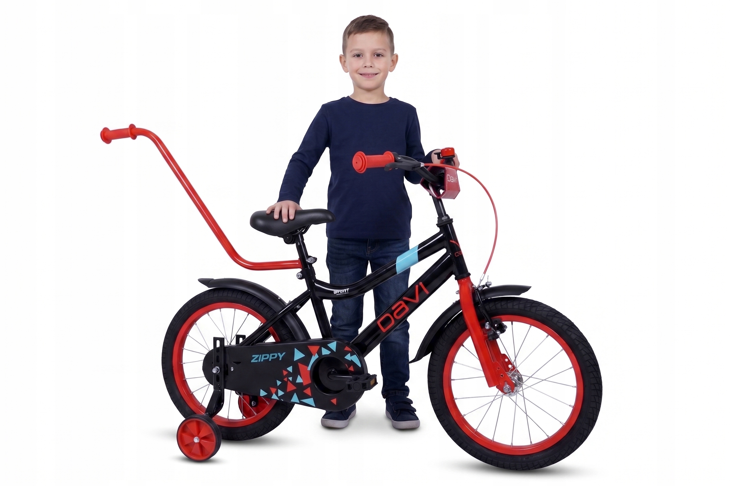 Dětské Kolo 16 Davi Zippy Rám 8 Palců Boční Kolečka Bonus