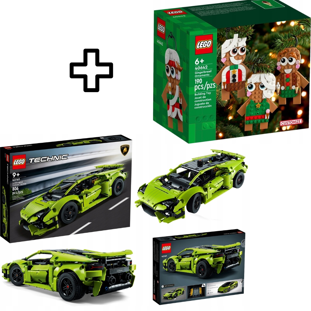 Vánoční Sada Lego 42161 Lamborghini Huracan Lego Perníkové Ozdoby