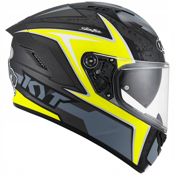 Kask Motocyklowy KYT NF-R MINDSET żółty - XS