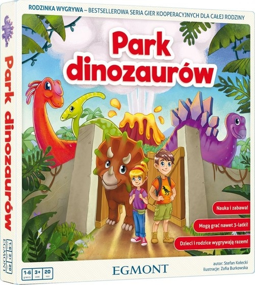 

Park Dinozaurów Gra Planszowa Rodzinna Egmont 3+