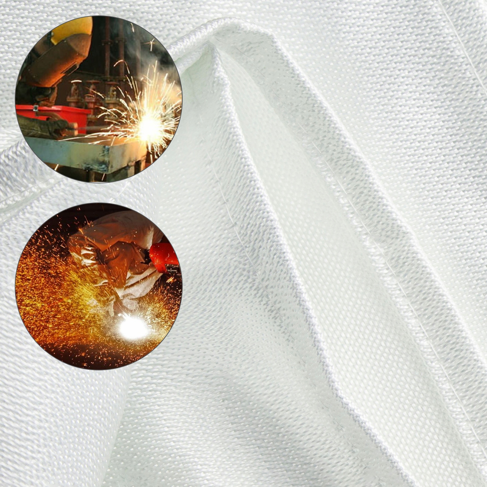 VEVOR Koc Spawalniczy 1,8x3m biały Marka bez marki