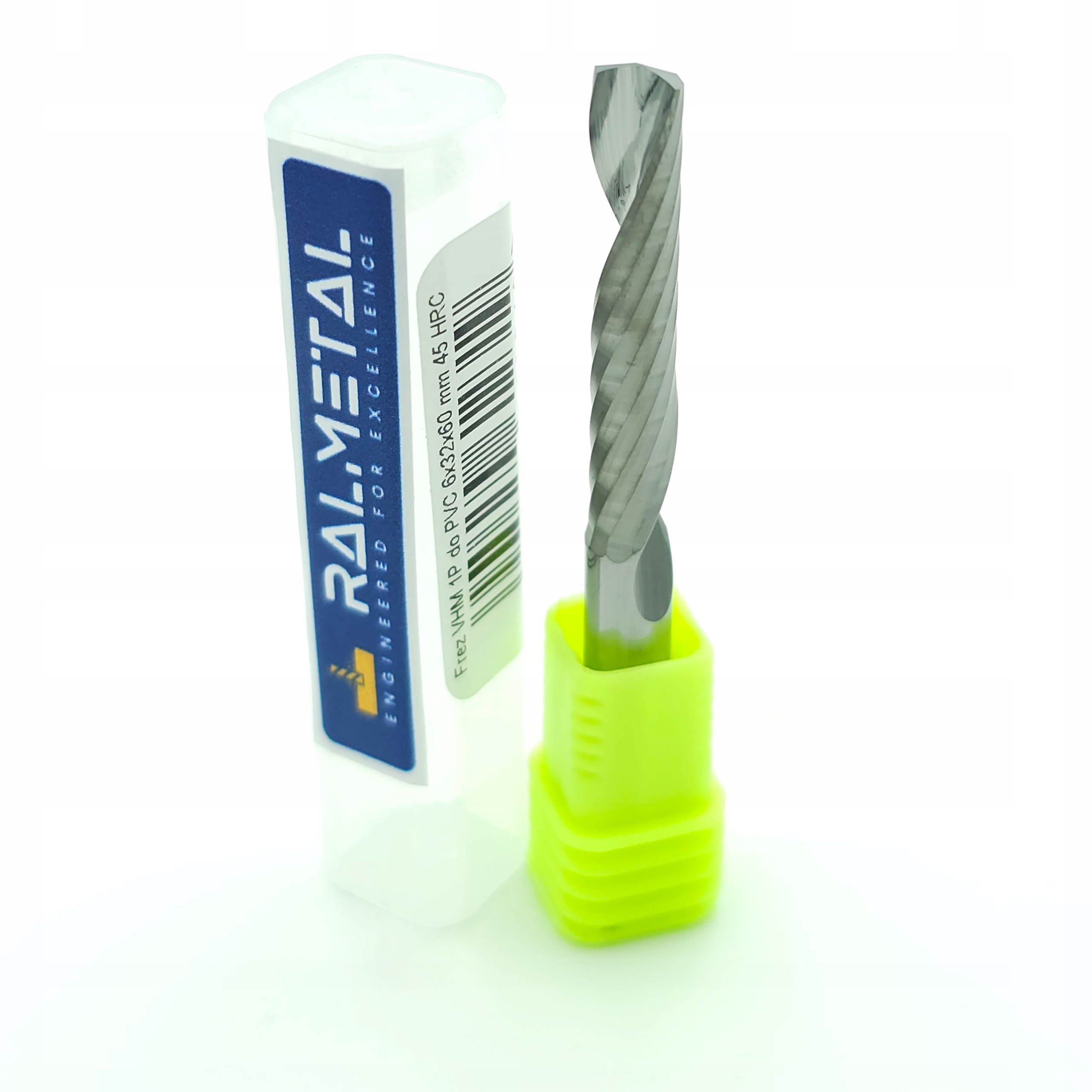 Frez do Drewna PVC 1-piórowy VHM 6 x 32 x 60 mm