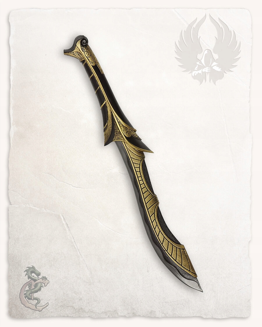 Nymrael Černý Nůž Zbraň Zbraň Pro Larp