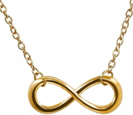 

Złoty Naszyjnik nieskończoność choker infinity
