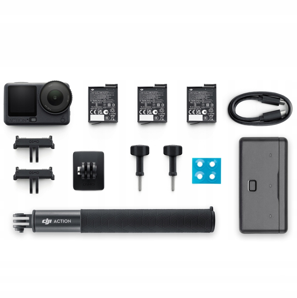 Dji Osmo Action 6 Adventure Combo Sportovní kamera 4K Příslušenství Set