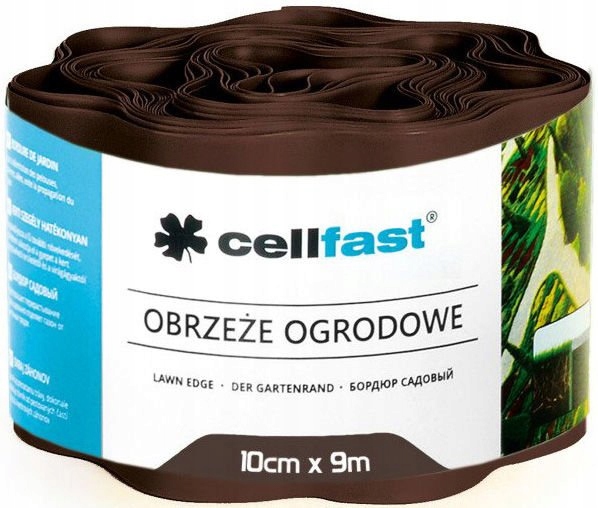 

Cellfast Obrzeże ogrodowe brązowe 10 cm x 9 m