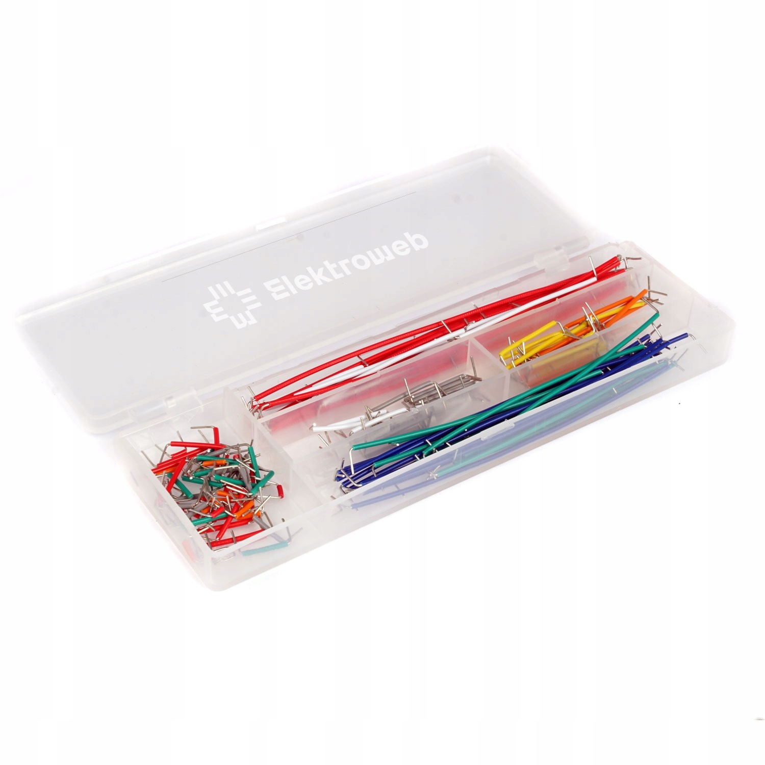 Zestaw przewodów do płytki stykowej w organizerze zworki przewody 140 szt. Rodzaj stykowa