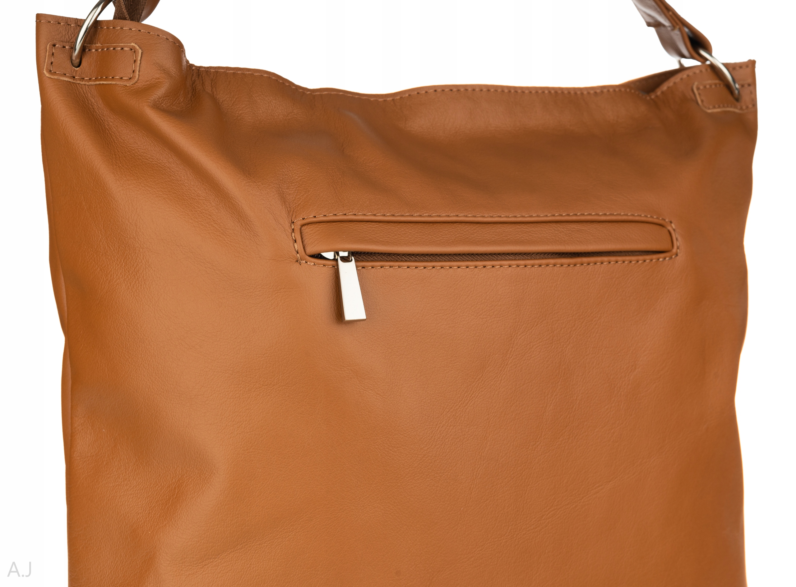 TOREBKA DAMSKA SKÓRZANA DUŻA WOREK SKÓRZANY TORBA Model CGA