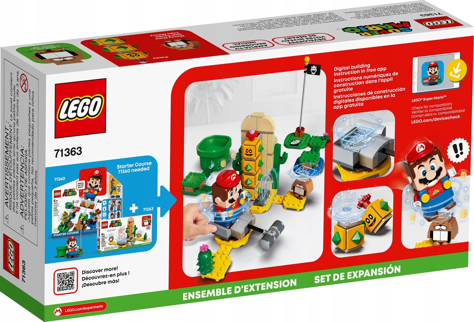 Klocki LEGO Super Mario 71363 - Pustynny Pokey Numer produktu 71363