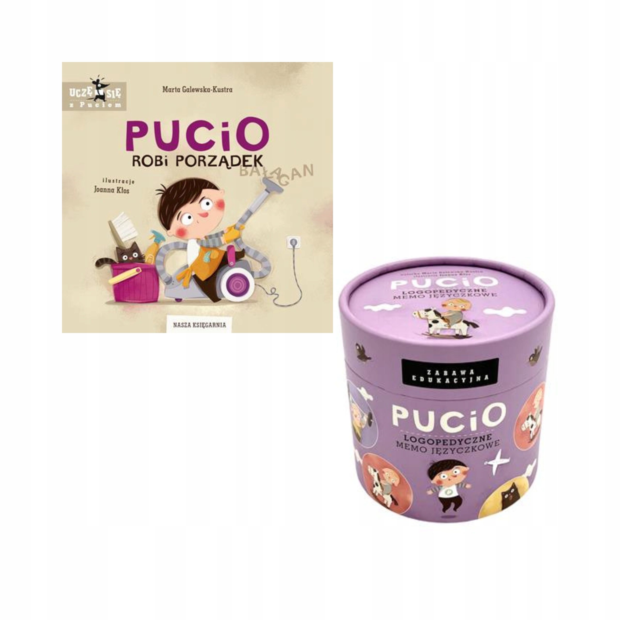 Pucio robi porządek + memo logopedyczne