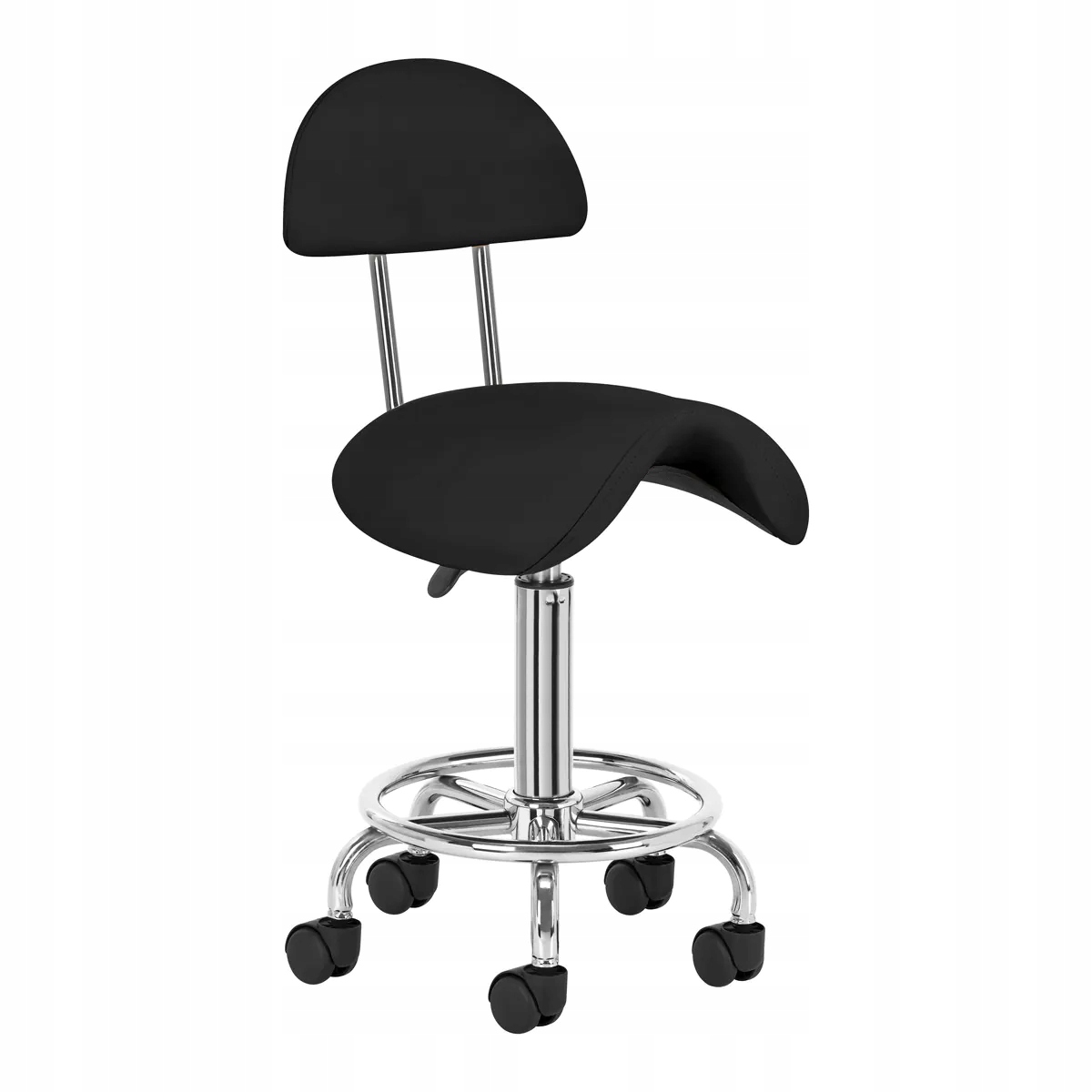 Taboret kosmetyczny Activeshop 6001 czarny