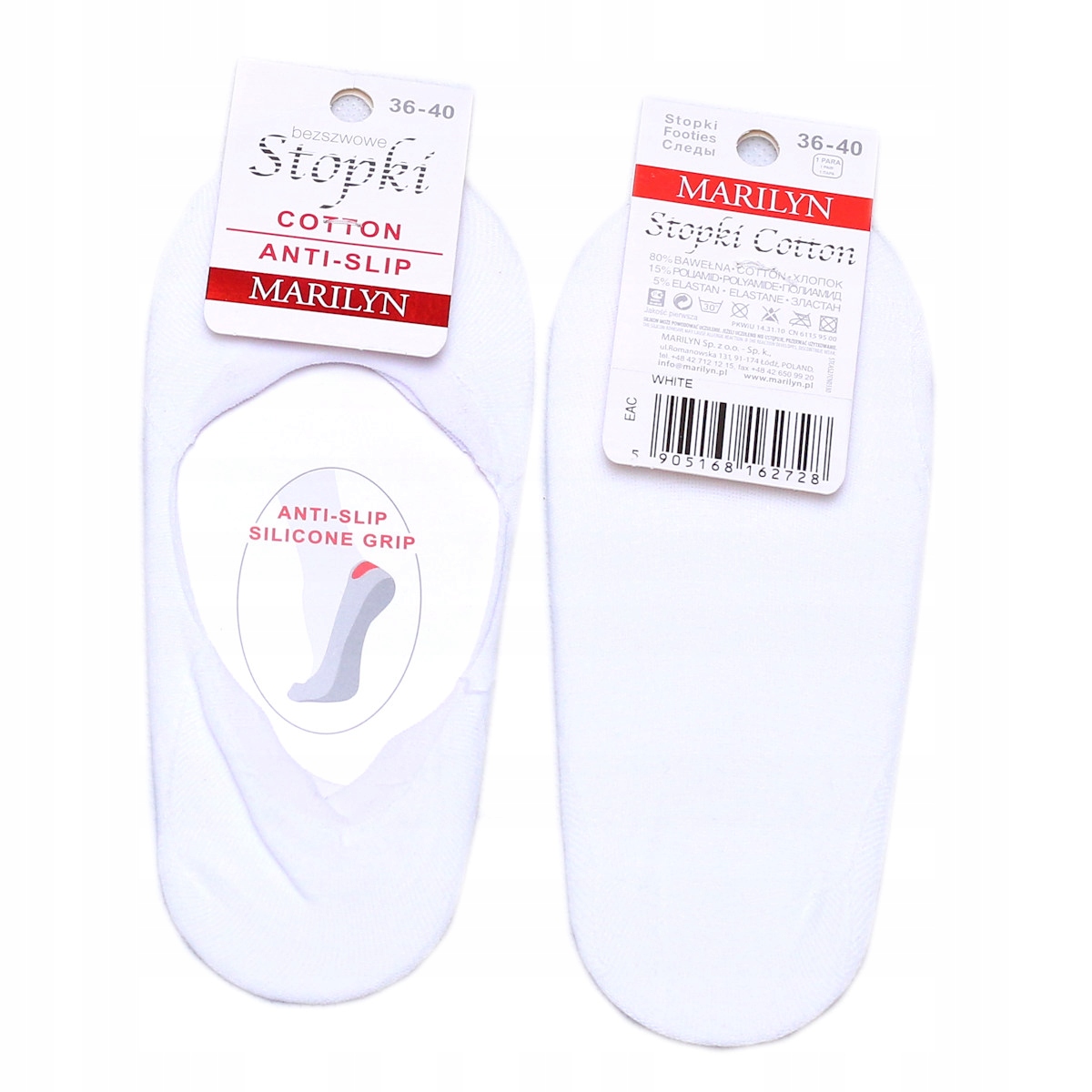 

Marilyn Stopki Cotton 36-40 White silikon Anti Sli