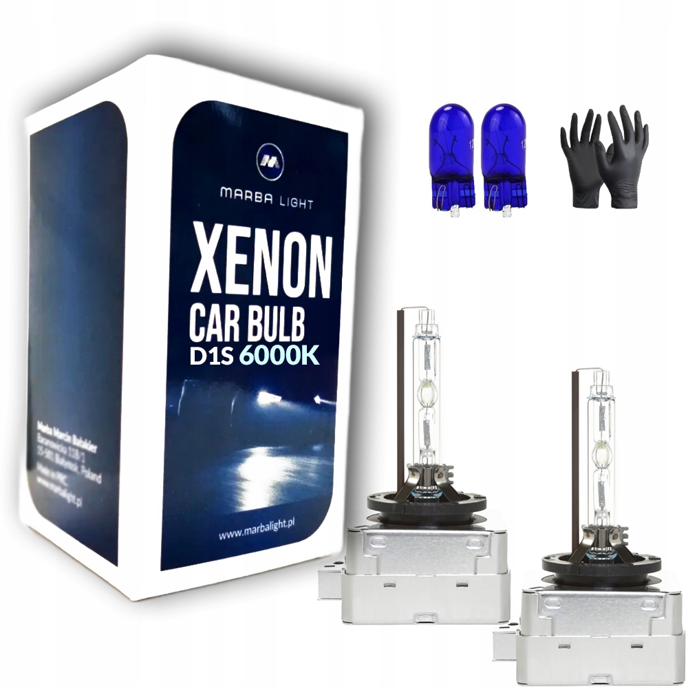 

2x Żarniki D1S Xenon 35W 6000K Marba Homologacja
