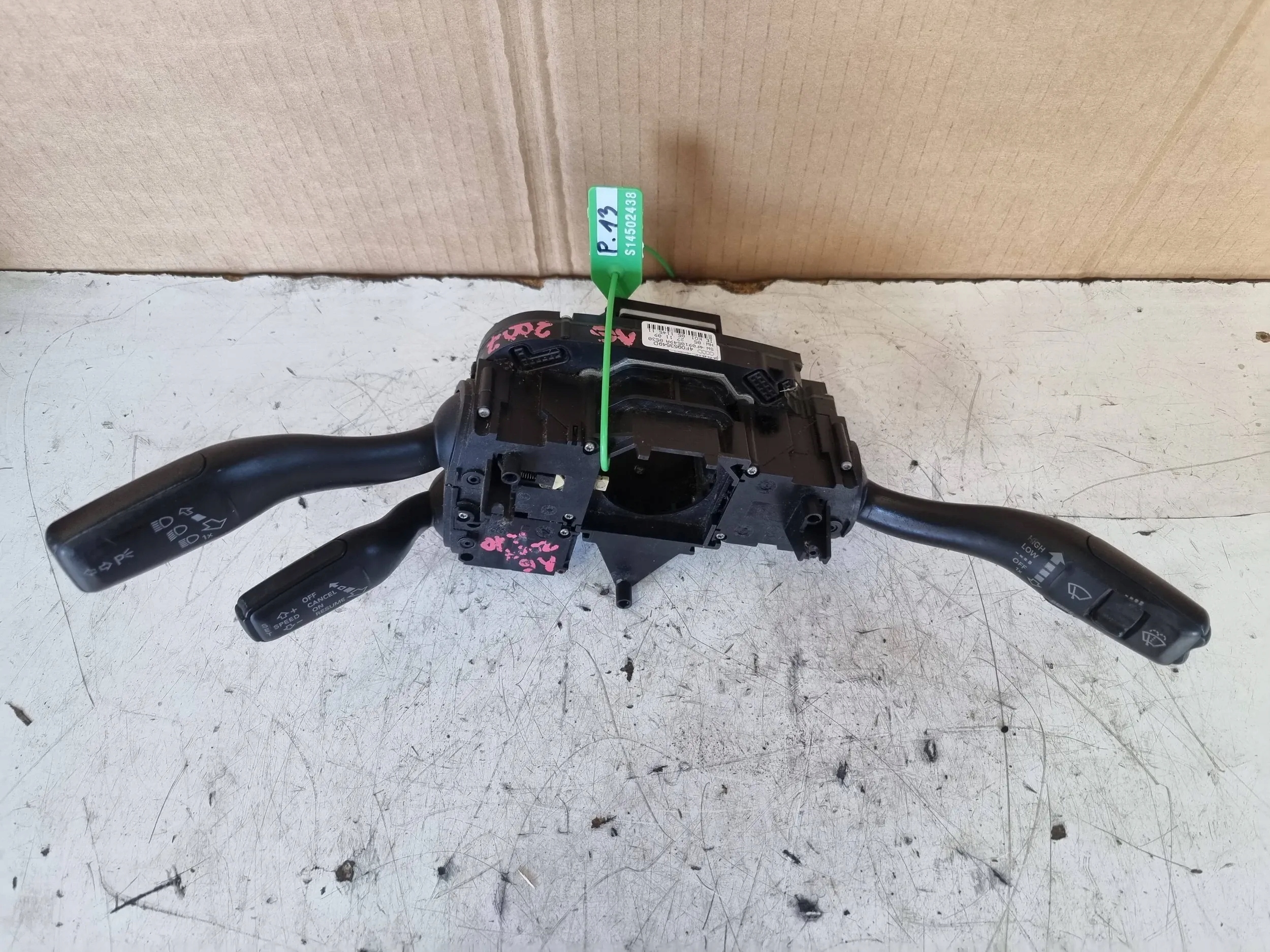 DEVIO LUCI TERGICRISTALLO TERGI DEVIO LUCI DEVIO 4F0953549D AUDI A6 C6 4F