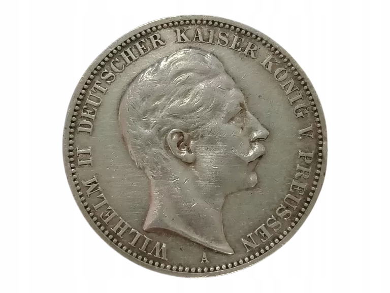 MONETA SREBRNA NIEMIECKIE 3 MARKI 1911 AG900