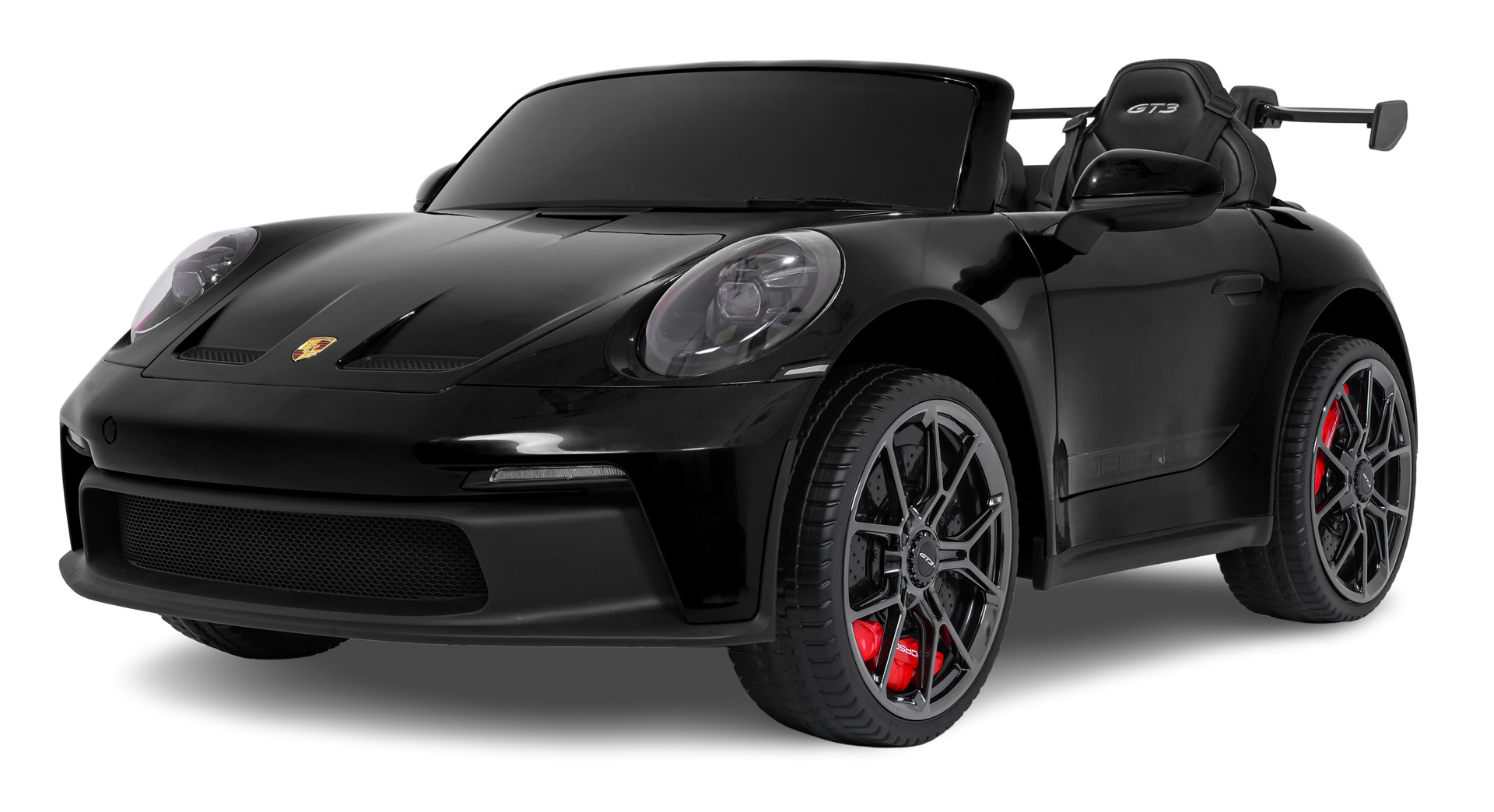 Porsche 911 GT3 na Akumulator Czarny 24V 10Ah 800W Mocy 2 Osobowe 4X200