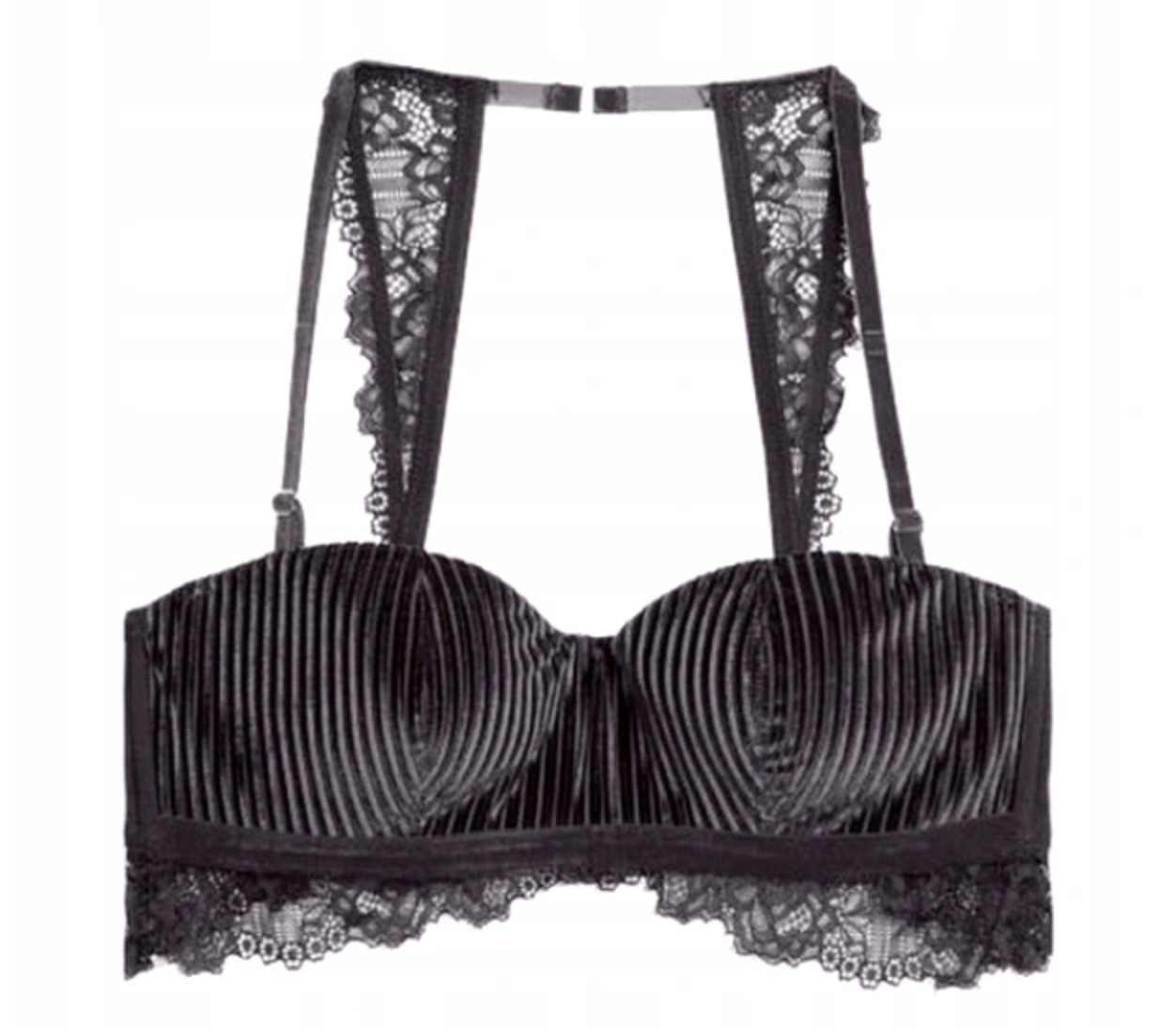 

Intimissimi Velvet Stripes Welur Balkonetka 80C