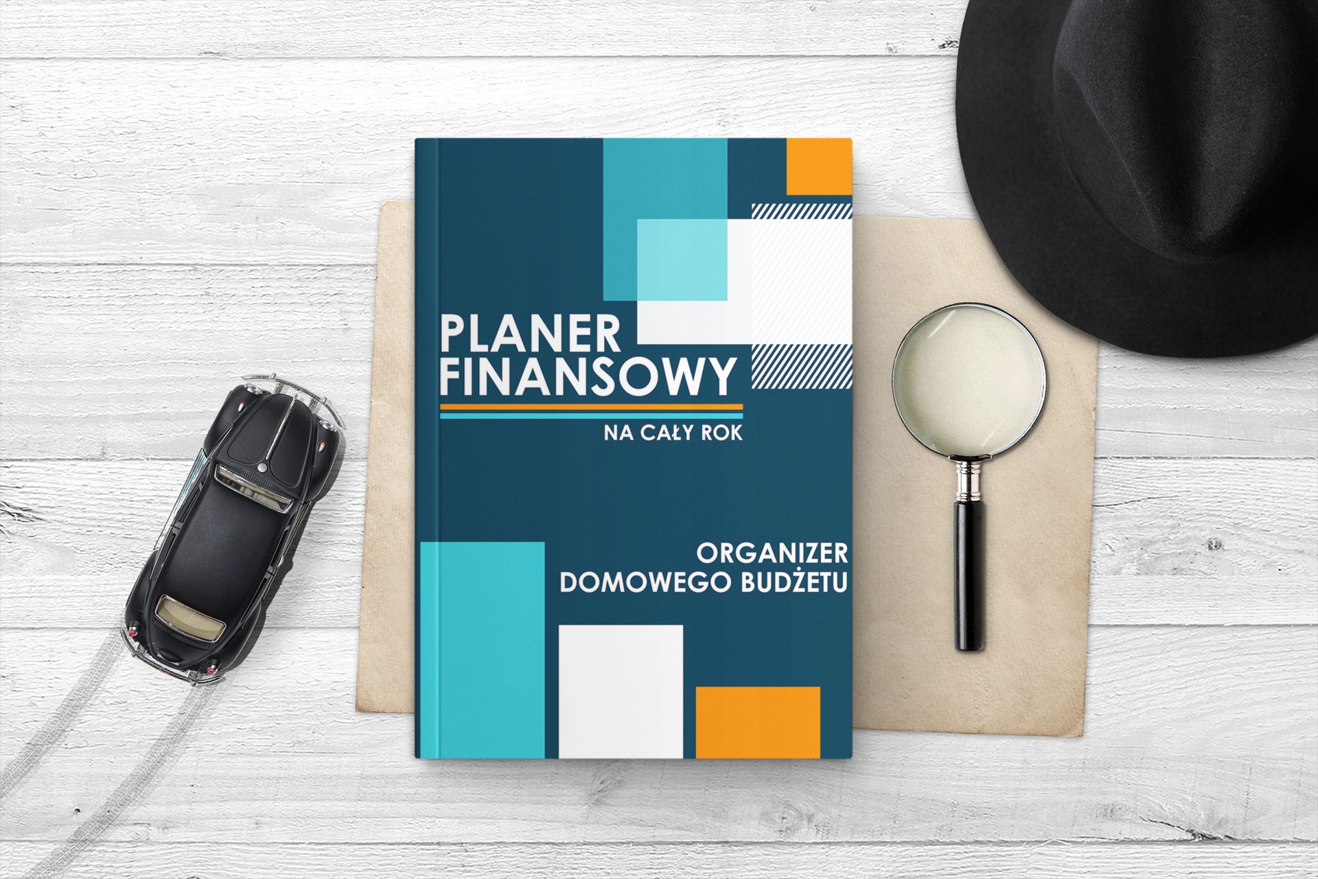 Planer FINANSOWY organizer budżetu wydatków notes Okładka miękka