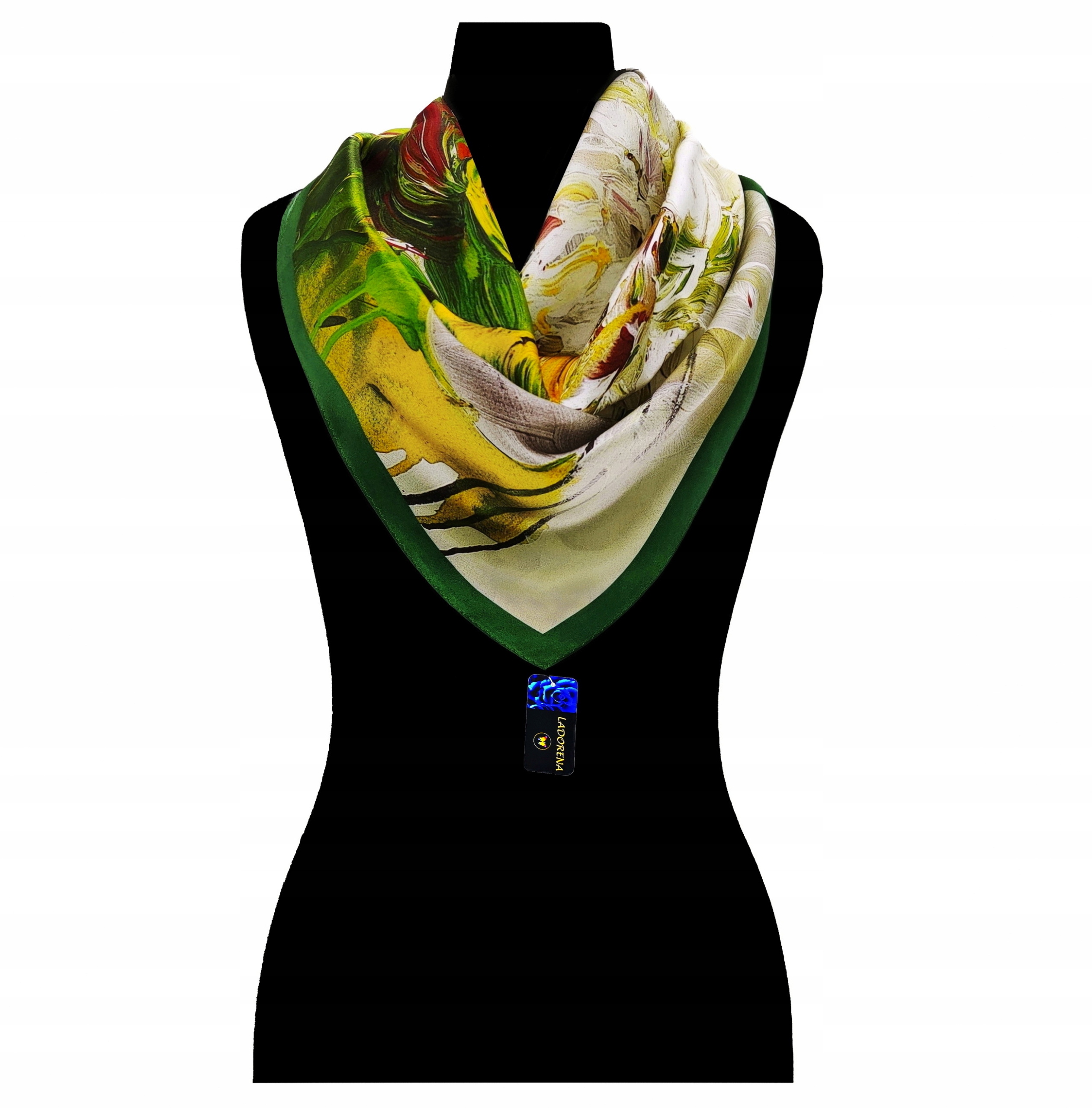 Hedvábný Šátek 100% Přírodní Hedvábí, Morušová Barva, Značka Kvality