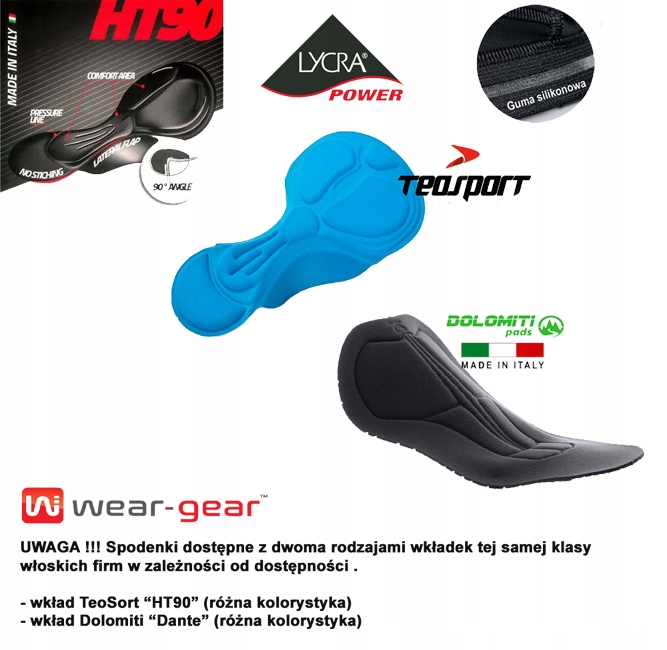 Komplet rowerowy The Power Of Eyes rozmiar XXXL Materiał dominujący poliester