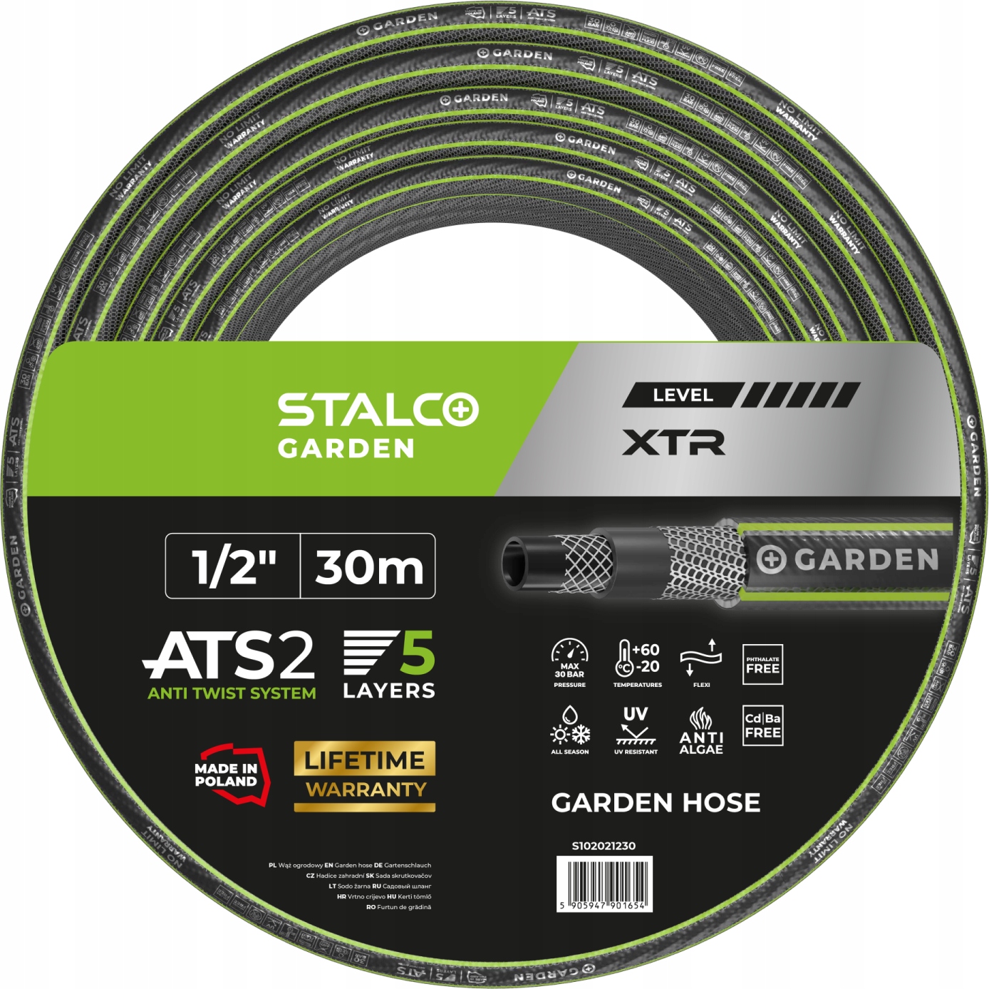Stalco Garden Hadice Ats 1/2”30 m Xtr S102021230