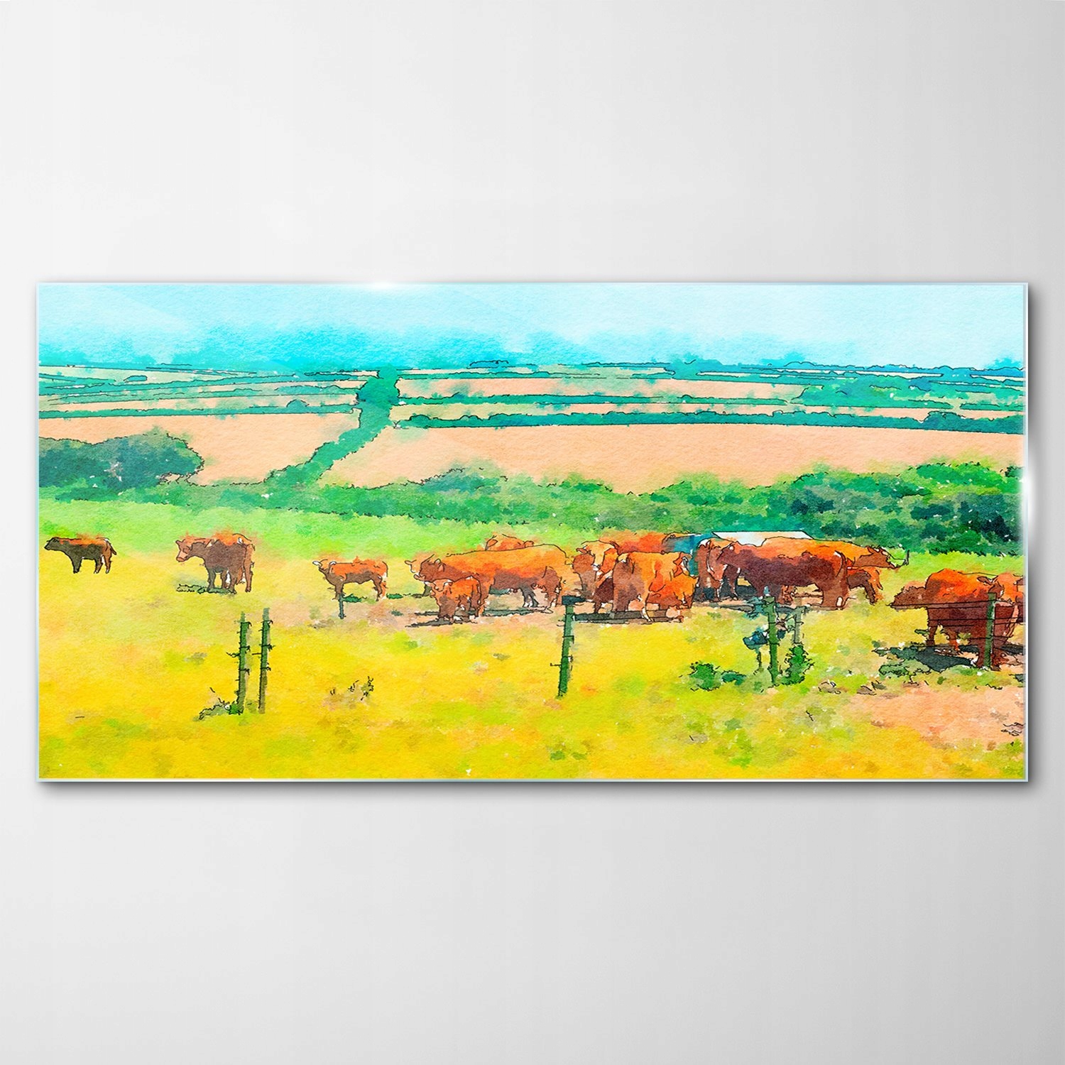 

Obraz Szklany Dekor Krajobraz Lato Anglia 100x50