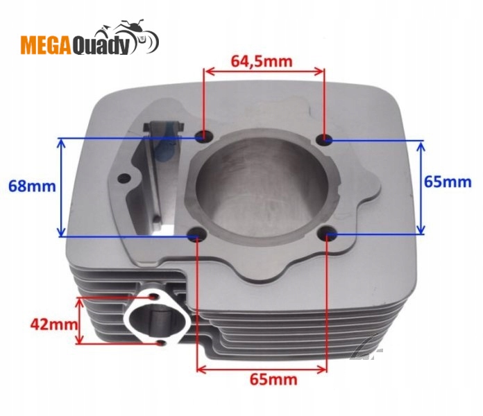 0000564 - Цилиндр 69 мм ATV 250 ZONGSHEN болт 17 воздуха