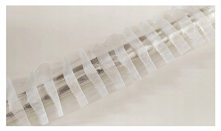 Taśma marszcząca tunelowa ołówek żyłka 10cm
