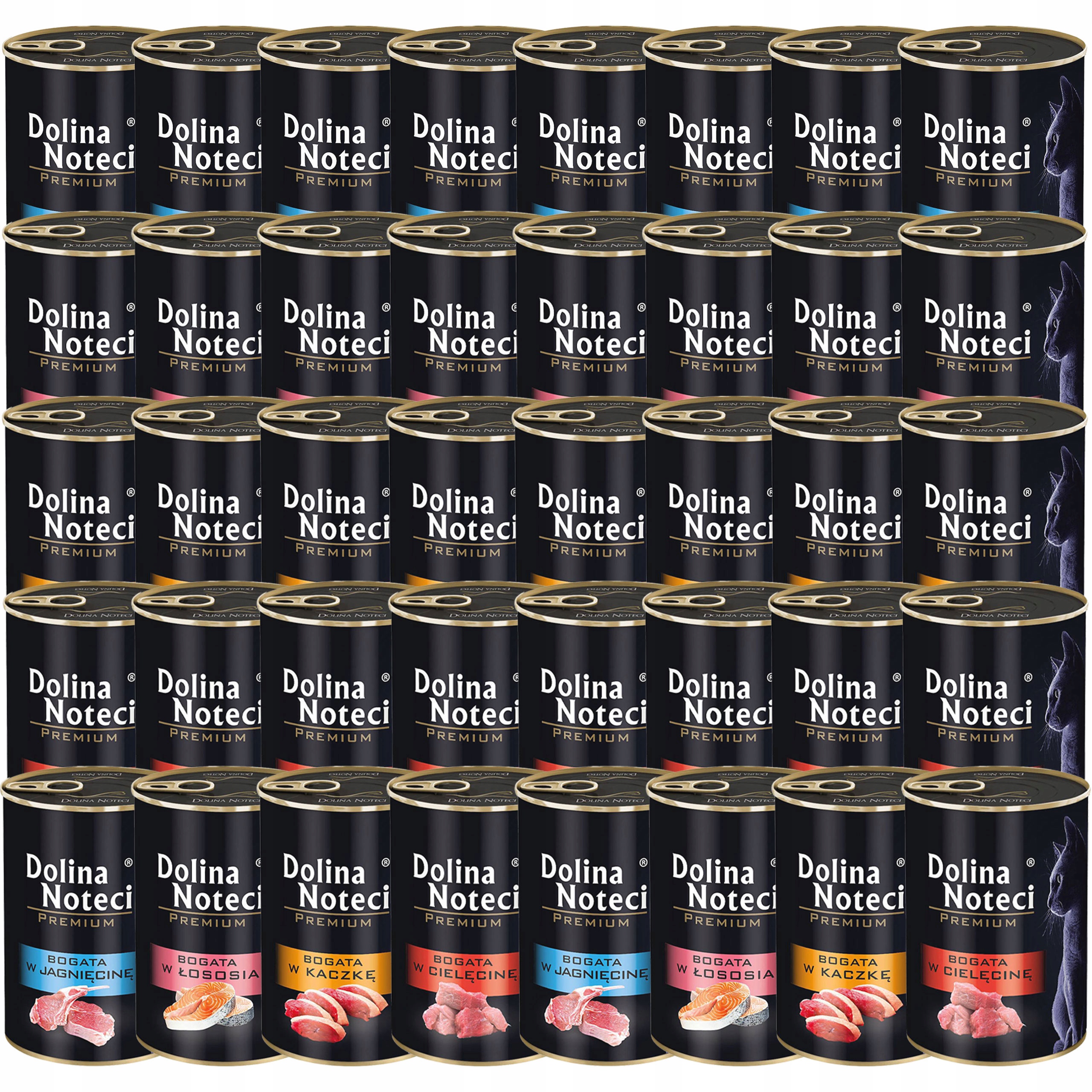 Levně Dolina Noteci Premium Krmivo mokré pro kočky mix chutí 40 x 400 g bez obilovin