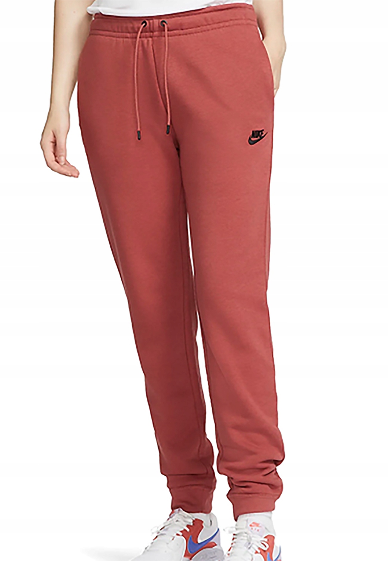Dámské kalhoty Nike Sportwear Essential Fleece Střední stav DX2320-691vel S