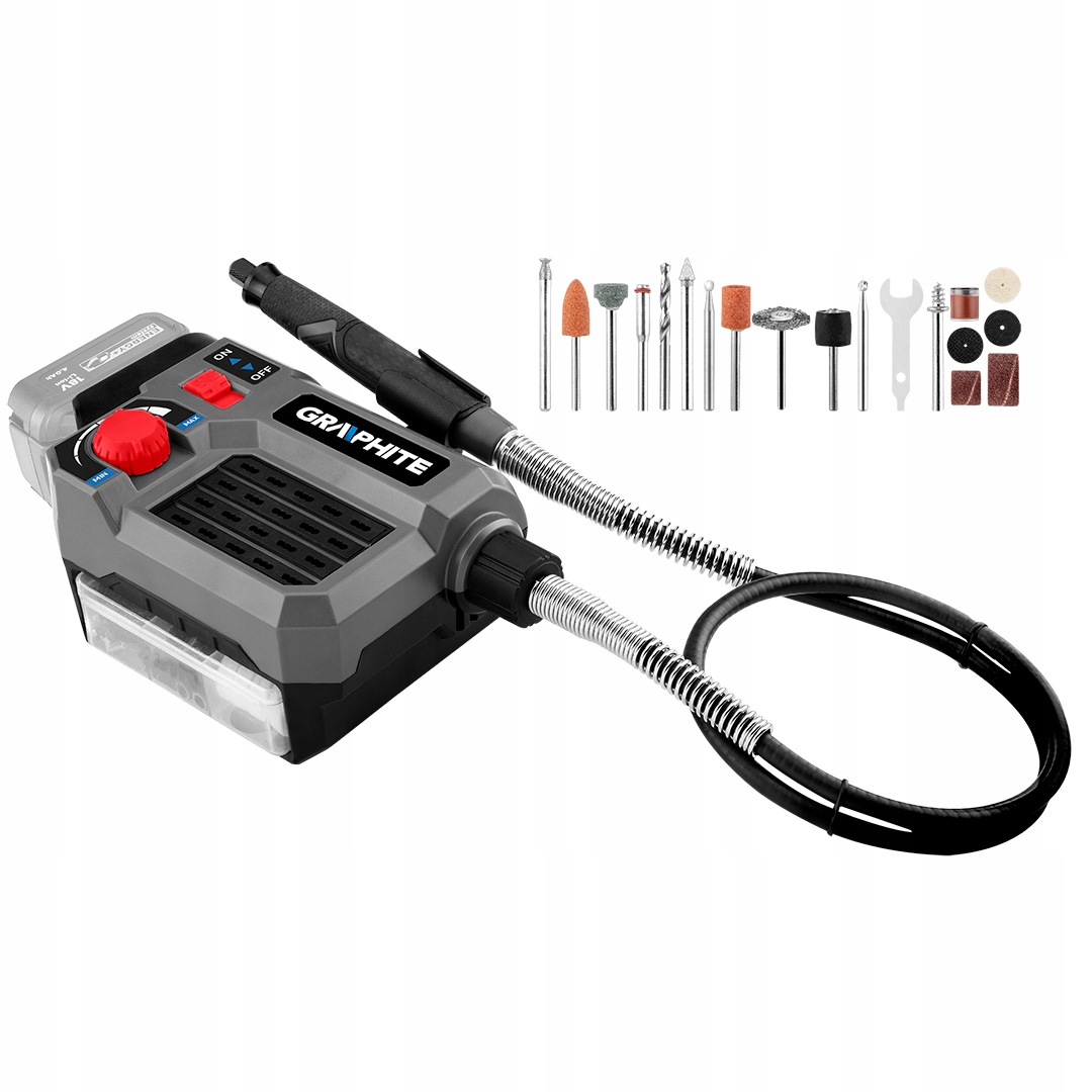 Akumulátorová minibruska Energy+ 18V Li-lon bez akumulátoru Graphite