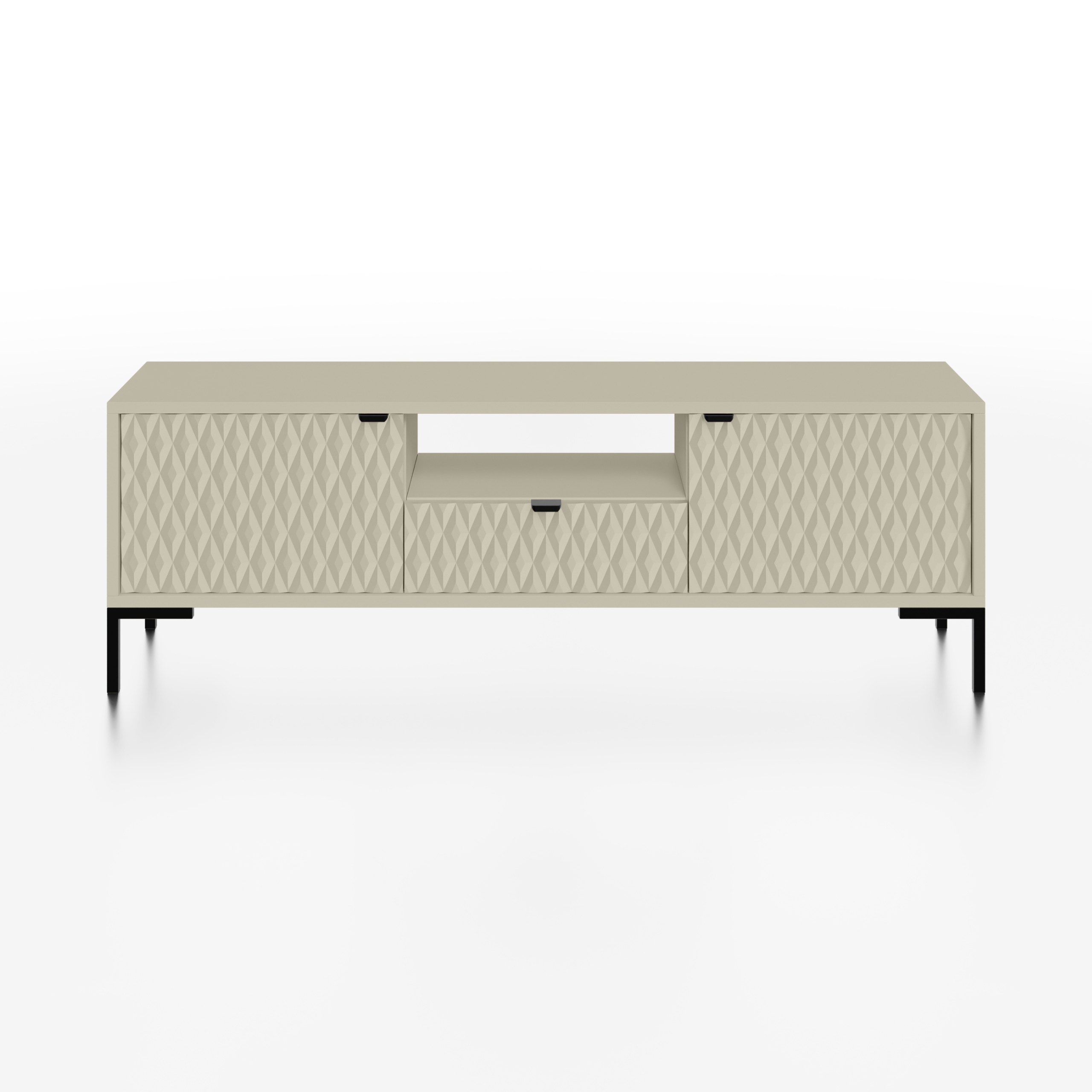 Szafka Rtv Modern Kaszmir 150x47x40 cm nowoczesna szafka rtv do salonu