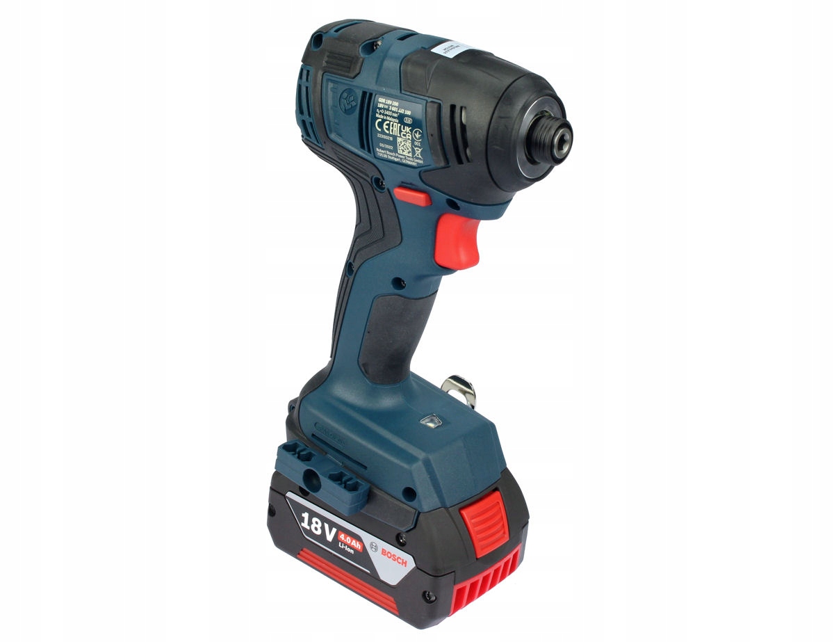 KLUCZ UDAROWY GDR 18V-200 BOSCH 2x4,0Ah Prędkość obrotowa 3400 RPM