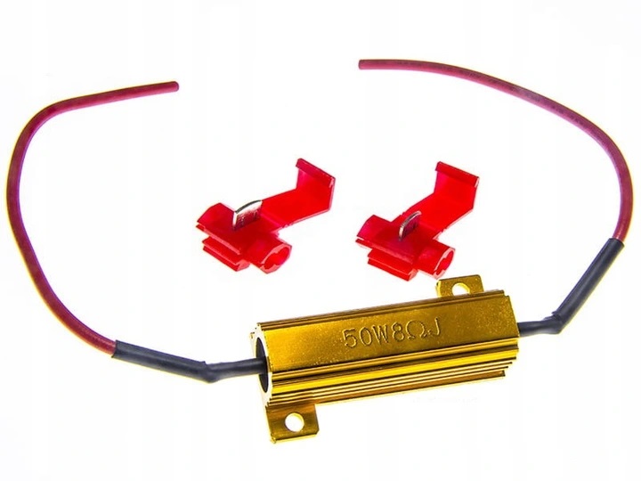 Filtr CANBUS 8 ohm 50W Rezystor 12V dla żarówek samochodowych LED P21W W21W