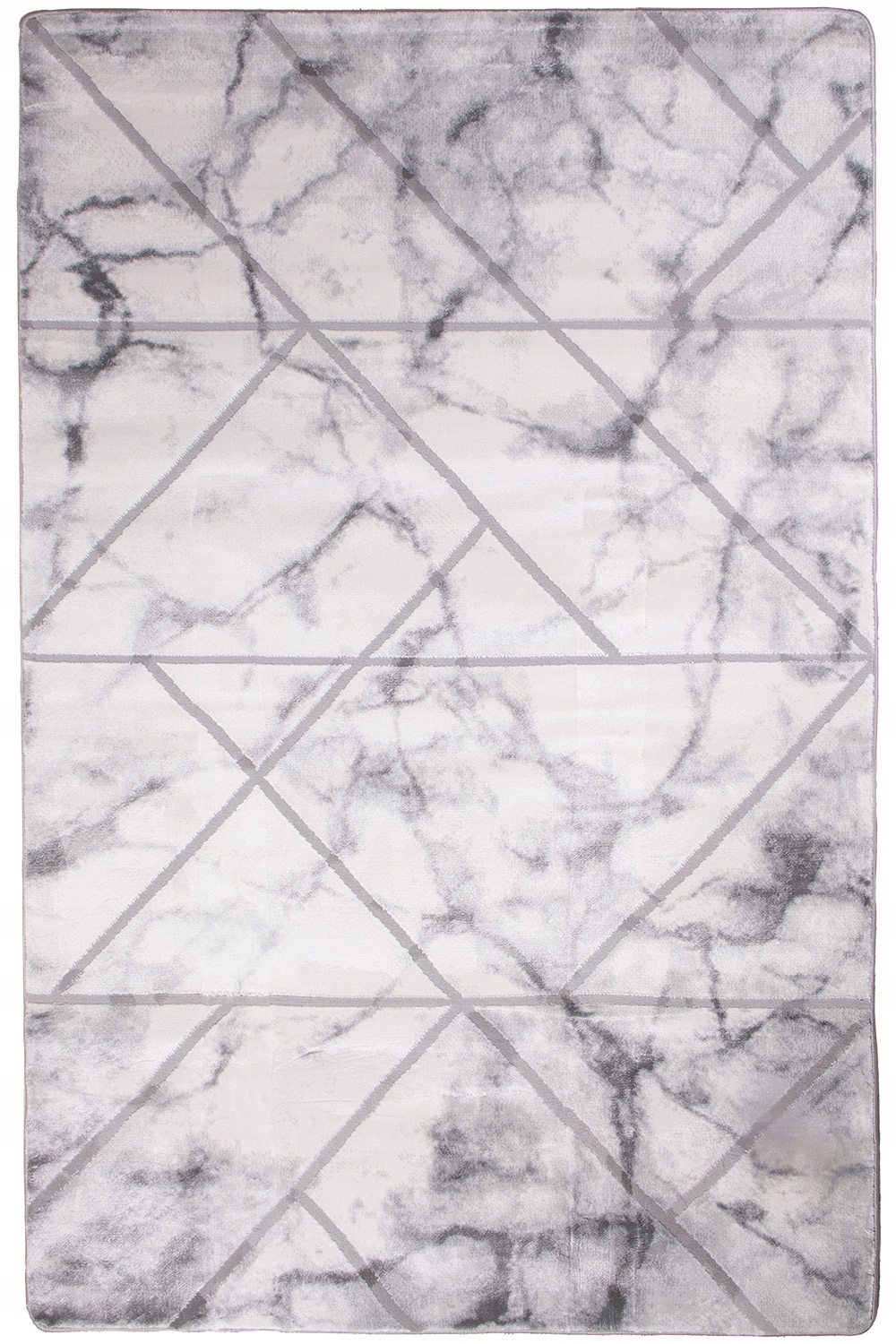 Koberec do obývacího pokoje do ložnice Modný měkký 80 x 150 Moderní šedý lesk