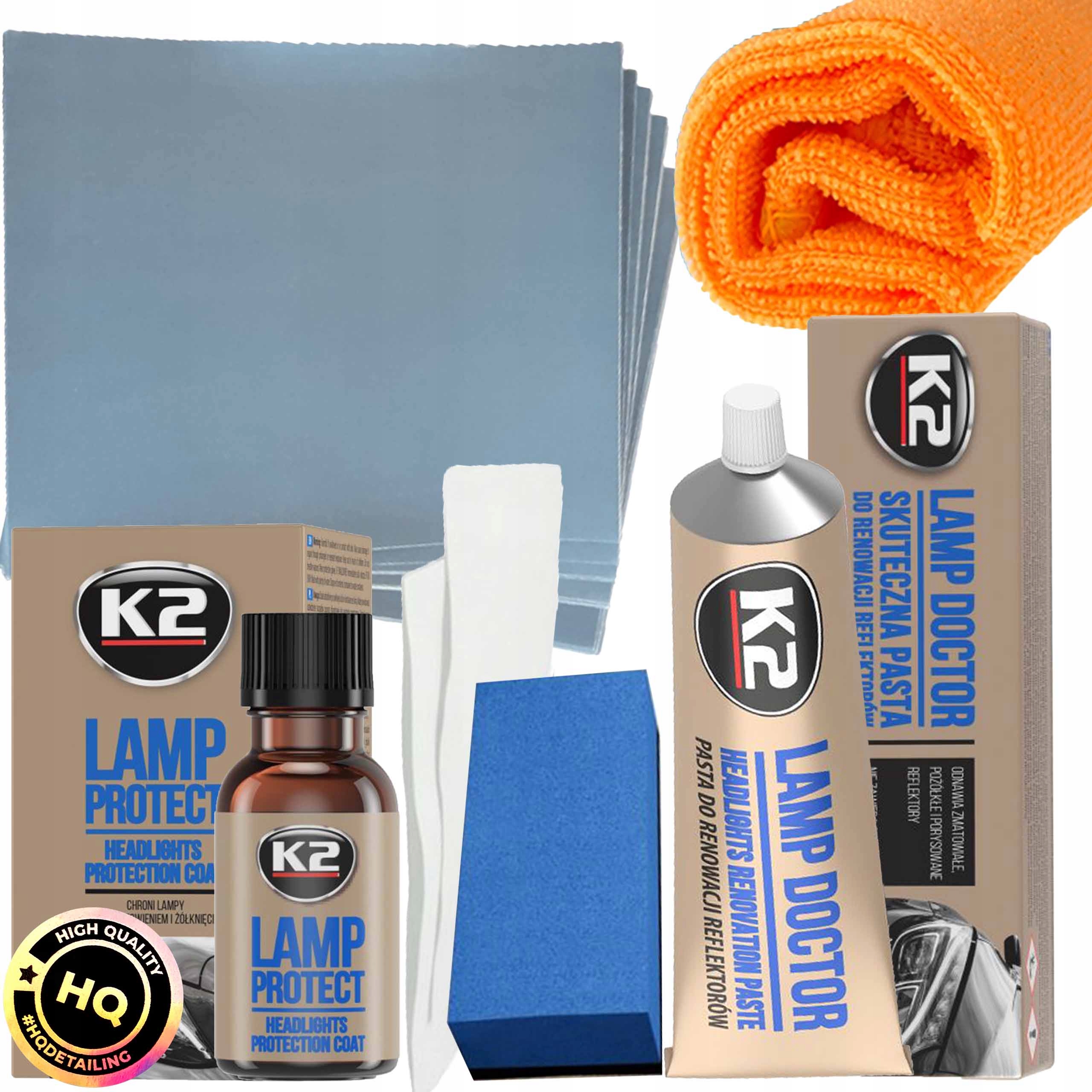 K2 ZESTAW DO REGENERACJI REFLEKTORÓW LAMP PROTECT