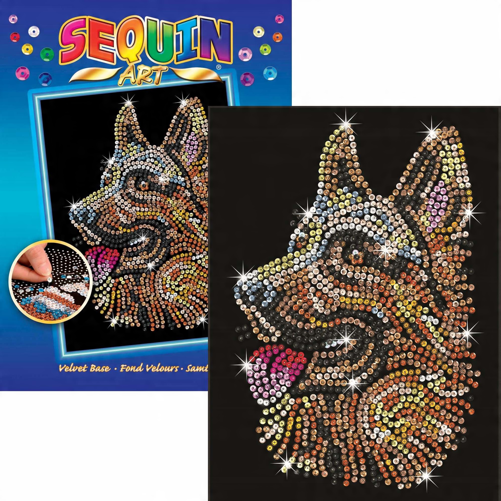 

Obraz Z Cekinów Pies Owczarek Niemiecki Sequin Art