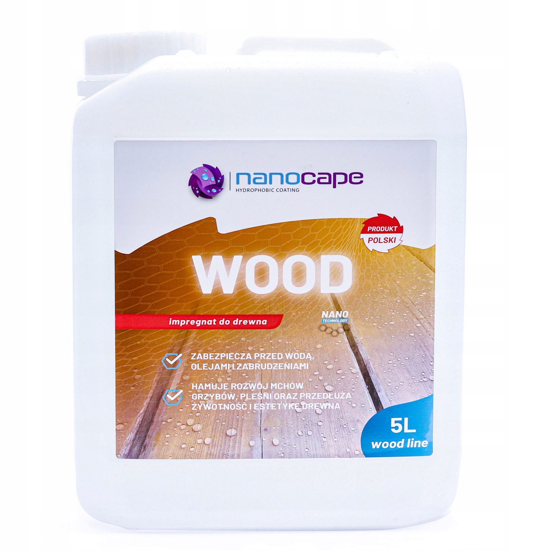 Nano Hydrofobní Impregnát na dřevo Nanocape 5 l