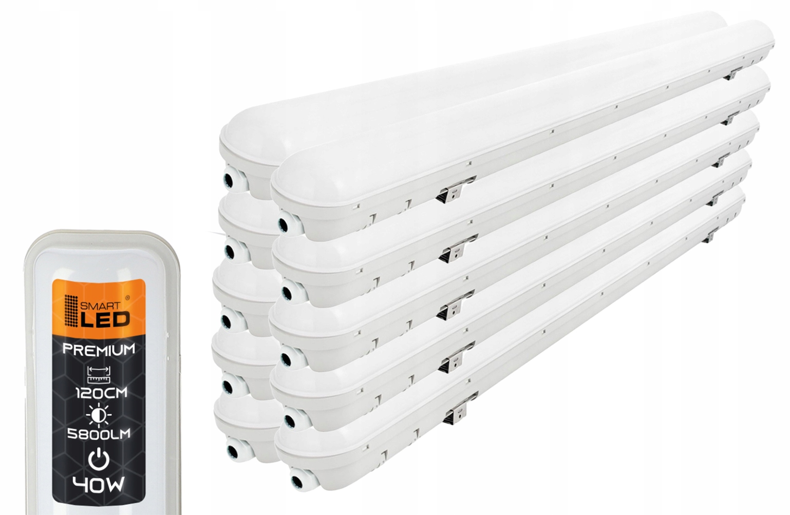 

Lampa hermetyczna Led do garażu 5800lm Mocna GW3L