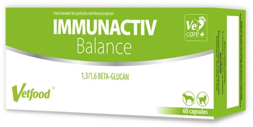 Vetfood Immunactiv Balance blister 60 kapsułek