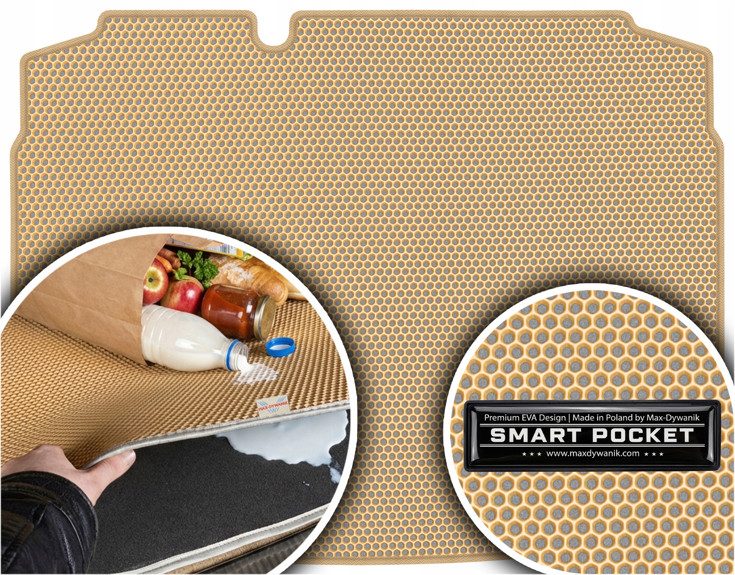 Volkswagen Golf V Hb 2003-2009 Vložka batožinového priestoru Eva Smart Pocket Bežová