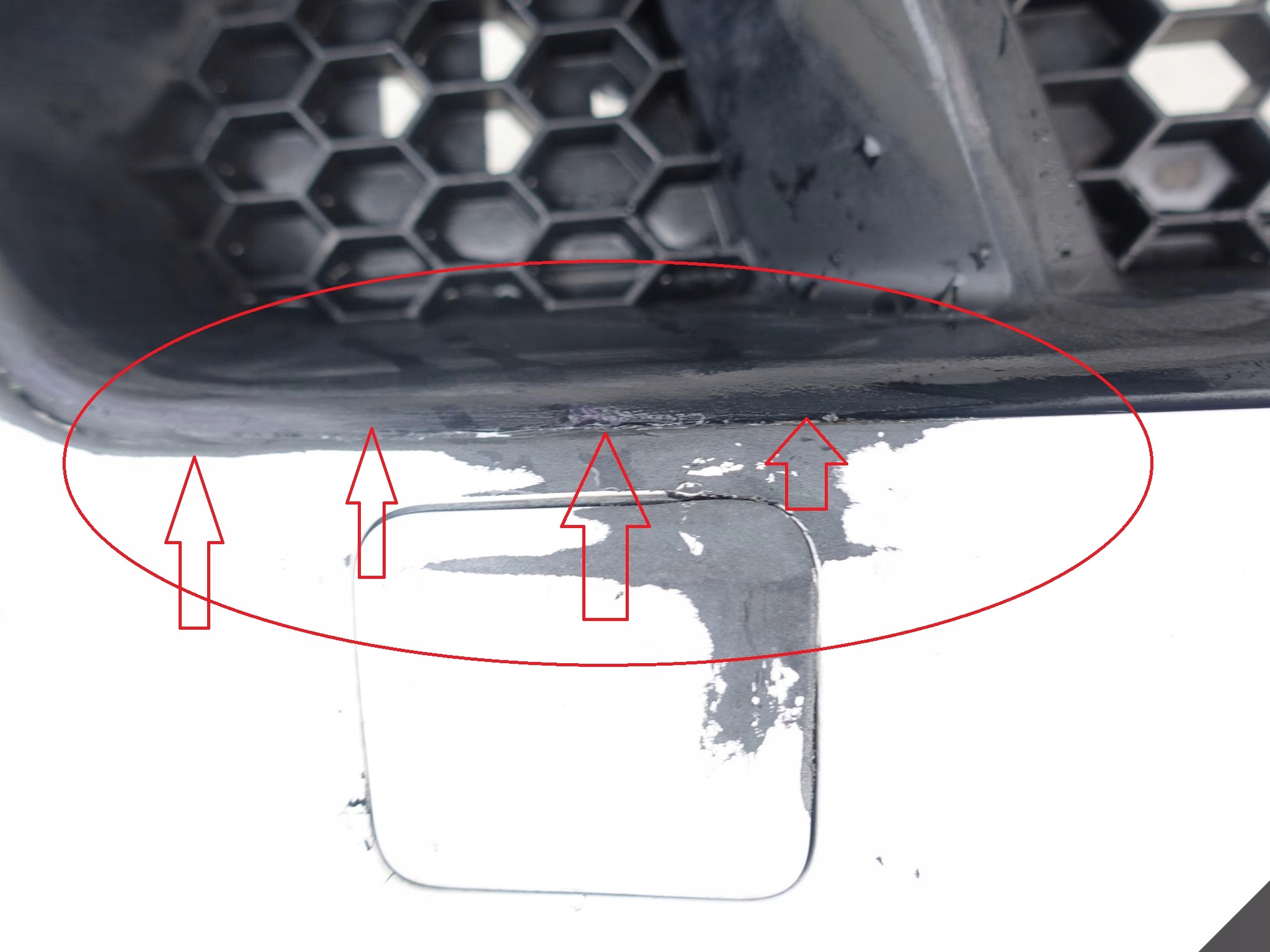 FORD MUSTANG VI 6 LIFT 17- bumper grid SPOILER