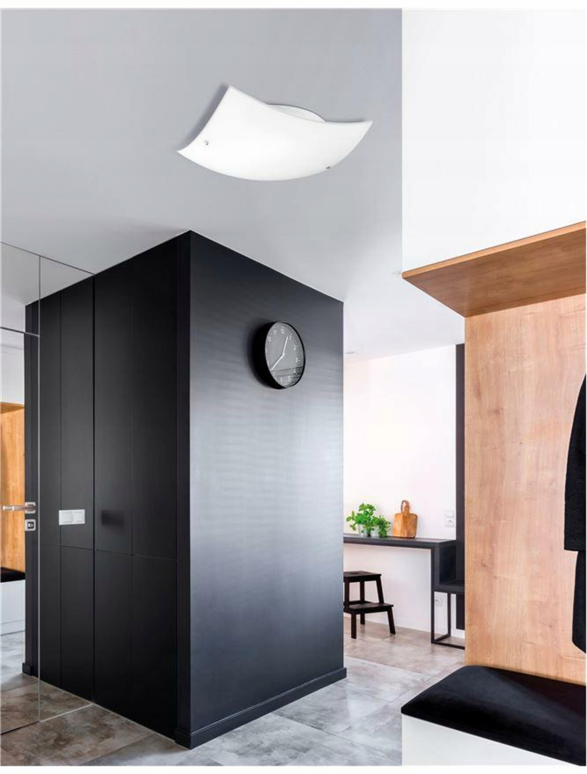 Nova Luce stropné svietidlo Quale matné biele sklo chrómovaný kov E27 2x12W 6