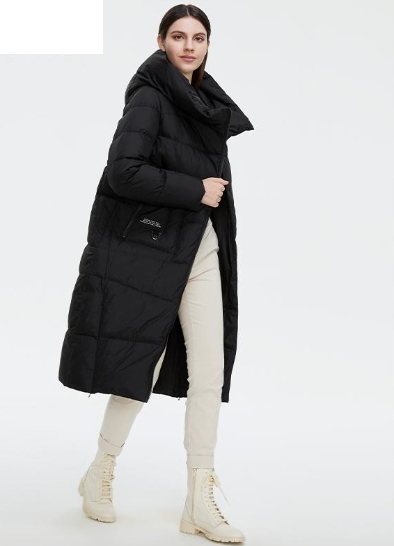 Gasman Dámská zimní péřová bunda černá L/40