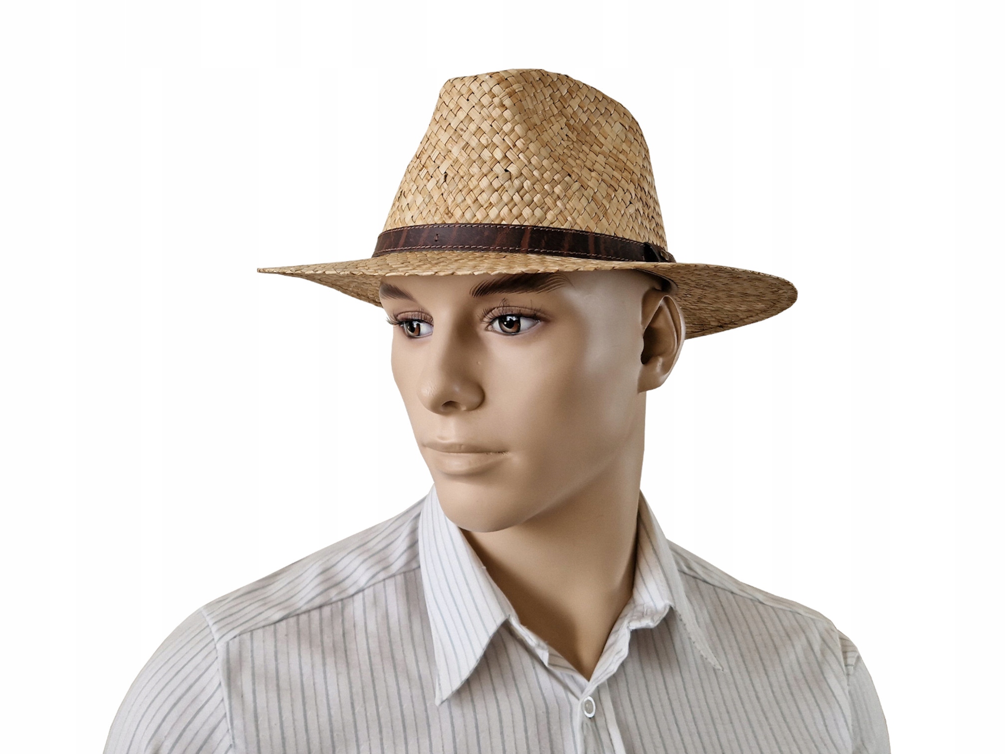 KAPELUSZ SŁOMKOWY MĘSKI DAMSKI LATO LETNI 57 cm Marka inna